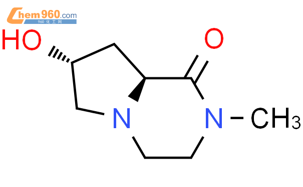 (7R-顺式)-(9CI)-六氢-7-羟基-2-甲基吡咯并[1,2-a]吡嗪-1(2H)-酮