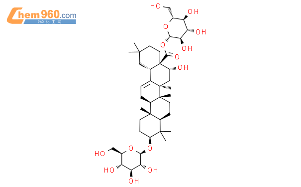 墨旱莲皂苷I结构式图片|158511-59-2结构式图片