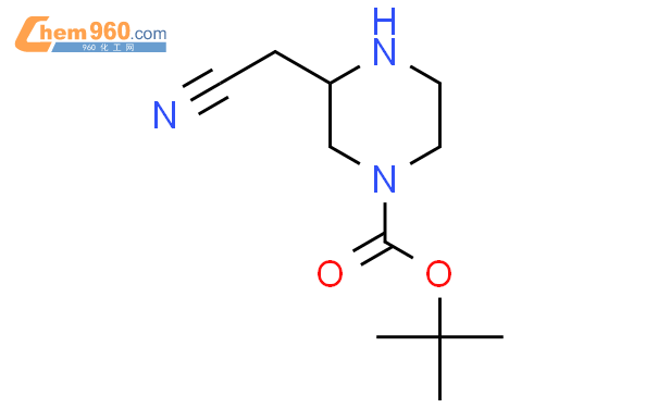 Tert-butyl 3-(cyanomethyl)piperazine-1-carboxylate