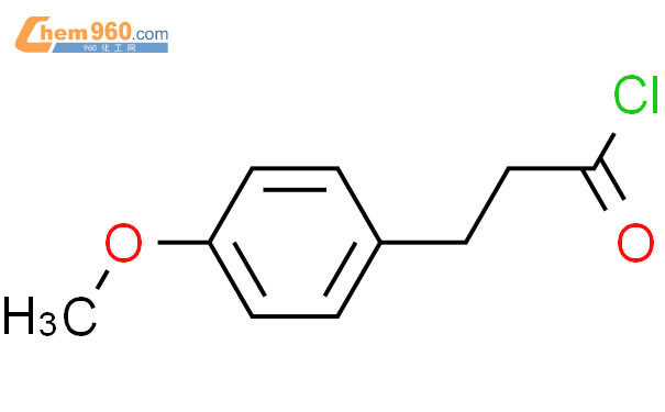 4-甲氧基苯丙酰氯结构式