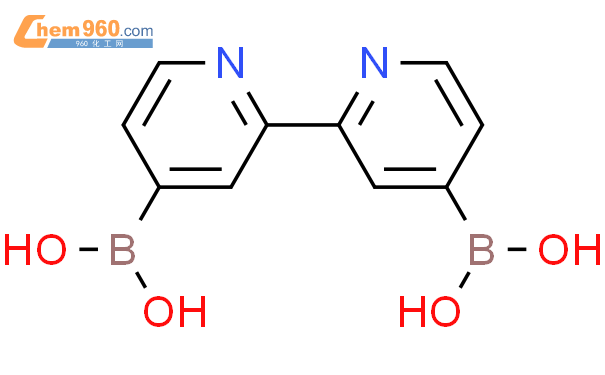 2,2-联吡啶-4,4-二硼酸结构式图片|159614-36-5结构式图片