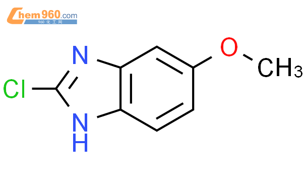 2-氯-5-甲氧基苯并咪唑结构式