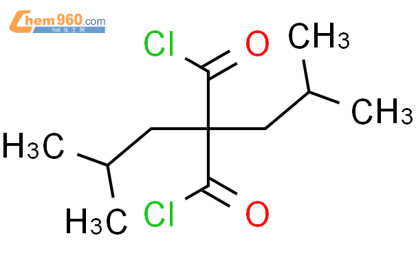 2,2-bis(2-methylpropyl)propanedioyl dichloride