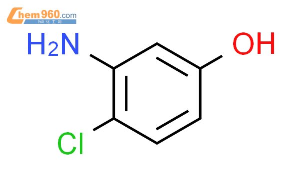 3-氨基-4-氯苯酚结构式图片|16026-77-0结构式图片