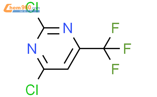 2,4-二氯-6-三氟甲基嘧啶结构式图片|16097-64-6结构式图片