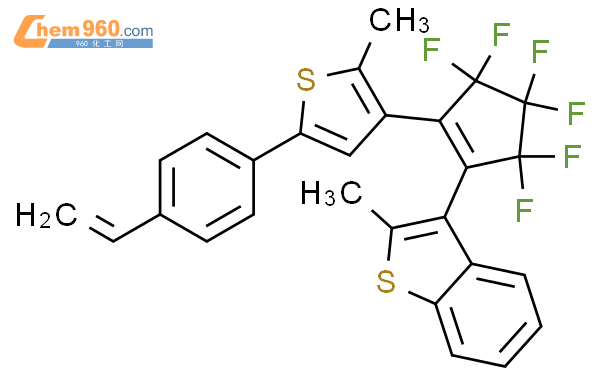 1609945-15-4,Benzo[b]thiophene, 3-[2-[5-(4-ethenylphenyl)-2-methyl-3 ...