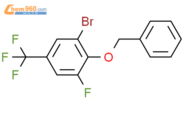 1-溴-3-氟-2-(苯基甲氧基)-5-(三氟甲基)苯结构式图片|1610471-17-4结构式图片