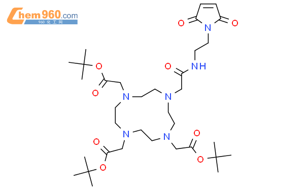 1,4,7,10-Tetraazacyclododecane-1,4,7-tris-tert-butyl acetate-10-maleimidoethylacetamide