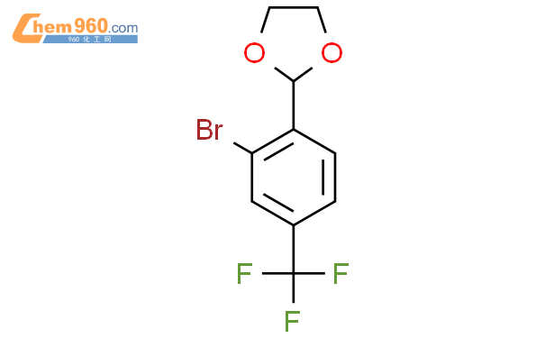 4-三氟甲基-2-溴苯甲醛缩乙二醇结构式图片|1619256-42-6结构式图片
