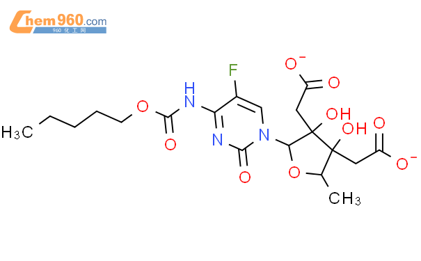 5'-脱氧-5-氟-N-[(戊氧基)羰基]胞苷2',3'-二乙酸酯