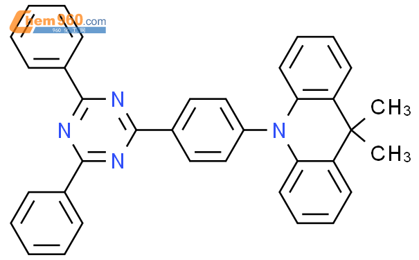 10-(4-(4,6-二苯基-1,3,5-三唑-2-基)苯基)-9,9-二甲基9,10-二氢吖啶