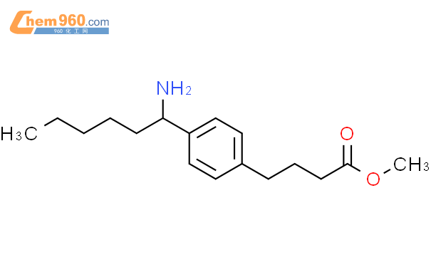 methyl 4-[4-(1-aminohexyl)phenyl]butanoate