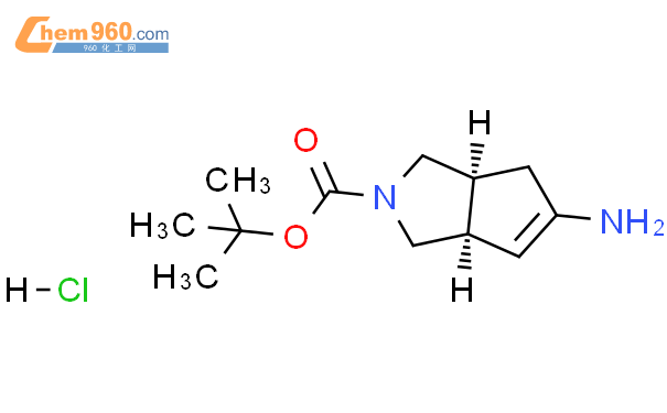cis-5-Amino-2-Boc-hexahydro-cyclopenta[c]pyrrole hydrochloride结构式图片|1630906-64-7结构式图片