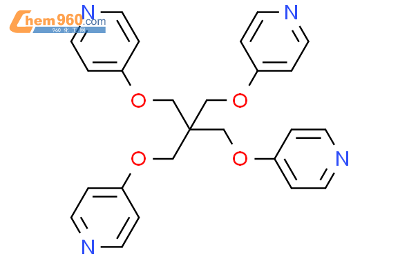 Pyridine, 4,?4'-?[[2,?2-?bis[(4-?pyridinyloxy)?methyl]?-?1,?3-?propanediyl]?bis(oxy)?]?bis-结构式图片|163629-49-0结构式图片