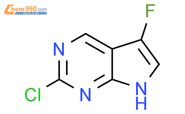 2-chloro-5-fluoro-7H-pyrrolo[2,3-d]pyrimidine结构式图片|1638768-28-1结构式图片