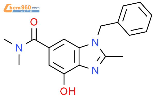 4-Hydroxy-N,N,2-trimethyl-1-(phenylmethyl)-1H-Benzimidazole-6-carboxamide