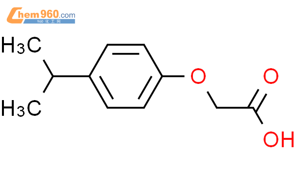 4-异丙基苯氧乙酸结构式图片|1643-16-9结构式图片