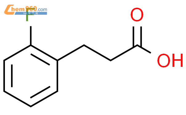 3-(2-氟苯基)丙酸结构式图片|1643-26-1结构式图片
