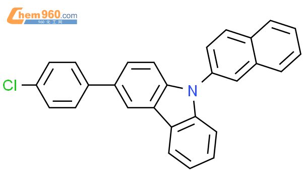 3-(4-Chlorophenyl)-9-(2-naphthalenyl)-9H-carbazole
