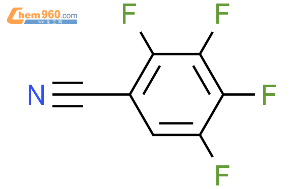 2,3,4,5-四氟苯腈结构式