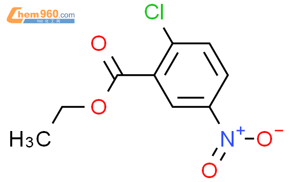 2-氯-5-硝基苯甲酸乙酯结构式