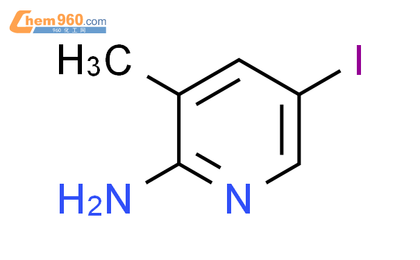 2-氨基-3-甲基-5-碘吡啶结构式图片|166266-19-9结构式图片