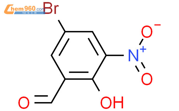5-溴-3-硝基水杨醛结构式图片|16634-88-1结构式图片