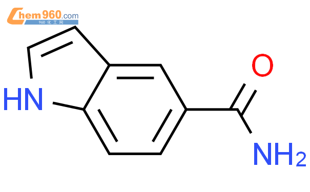 1H-吲哚-5-甲酰胺结构式图片|1670-87-7结构式图片