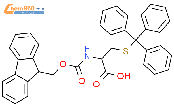N-Fmoc-S-三苯甲基-D-半胱氨酸