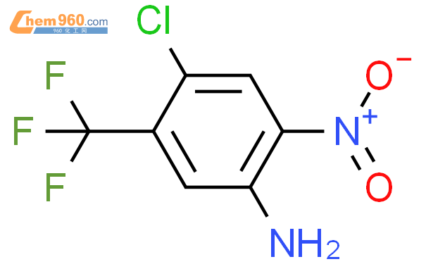 4-氯-2-硝基-5-三氟甲基苯胺结构式图片|167415-22-7结构式图片