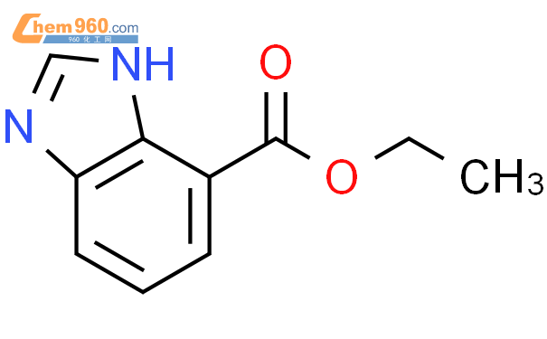 苯并咪唑-4-羧酸乙酯结构式图片|167487-83-4结构式图片