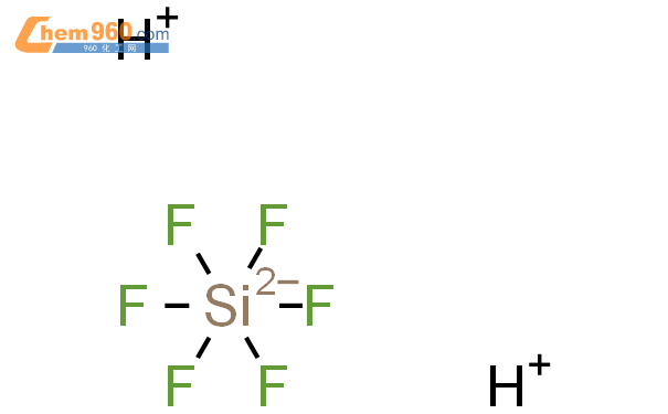 氟硅酸结构式