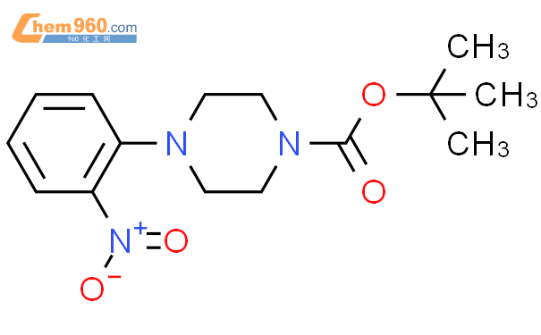 1-叔丁氧基羰基-4-(2-硝基苯基)哌嗪结构式图片|170017-73-9结构式图片