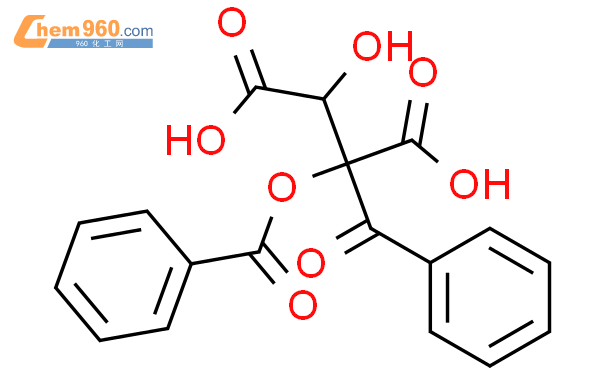 D-( )-二苯甲酰酒石酸(无水物)结构式图片|17026-42-5结构式图片