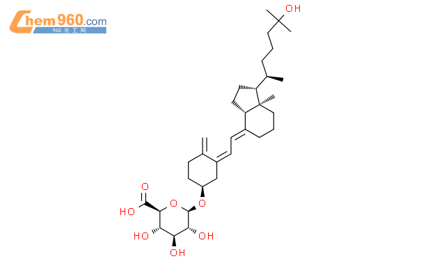 25-羥基維生素 d3 3-葡萄糖苷酸結構式圖片