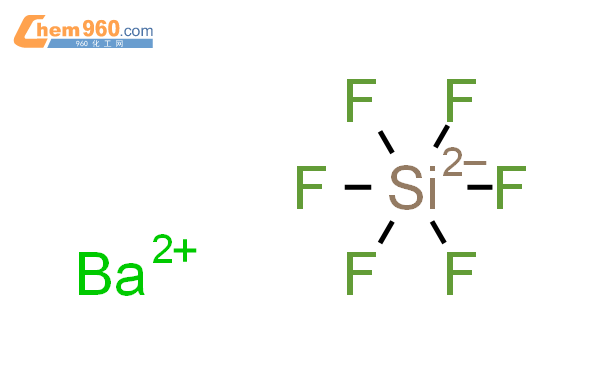 氟硅酸钡结构式