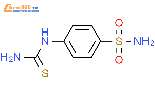 4-硫脲基-苯磺酰胺结构式图片|1718-39-4结构式图片