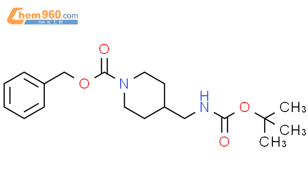 1-N-Cbz-4-N-(Boc-氨甲基)哌啶