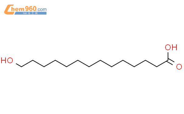 14-羟基肉豆蔻酸结构式图片|17278-74-9结构式图片