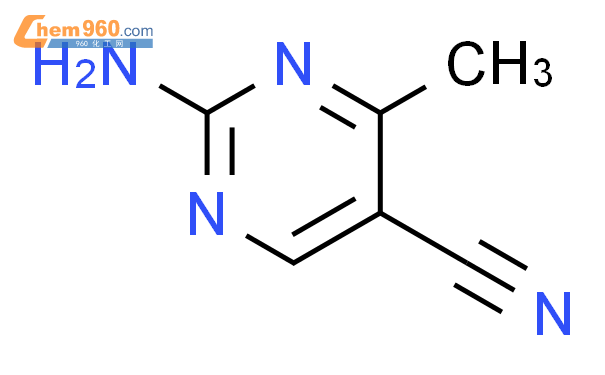 2-氨基-4-甲基-5-氰基嘧啶结构式图片|17321-97-0结构式图片