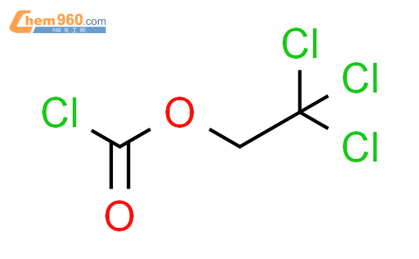 2,2,2-三氯氯甲酸乙酯结构式