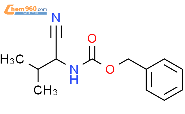 N-苄氧羰基-L-缬氨腈结构式