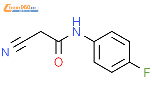 2-氰基-N-(4-氟苯基)-乙酰胺结构式图片|1735-88-2结构式图片