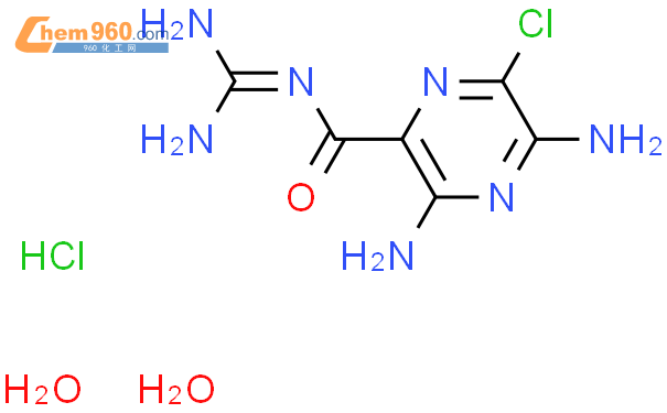 盐酸阿米洛利二水合物结构式