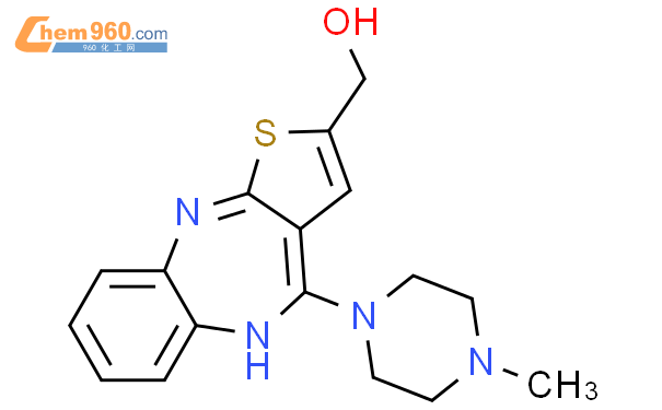 [4-(4-甲基-1-哌嗪基)-10H-噻吩并[2,3-b][1,5]苯并二氮杂卓-2-基]甲醇