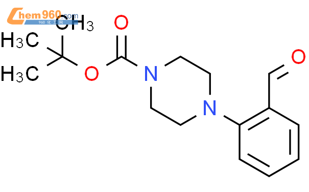 1-叔丁氧羰基-4-(2-甲酰苯基)哌嗪结构式图片|174855-57-3结构式图片