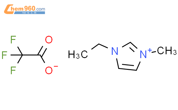 3-乙基-1-甲基-1H-咪唑啉-2,2,2-三氟乙酸酯结构式图片|174899-65-1结构式图片