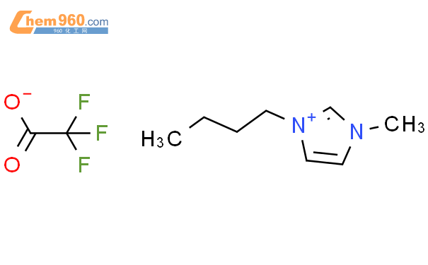 1-丁基-3-甲基咪唑三氟乙酸盐结构式图片|174899-94-6结构式图片