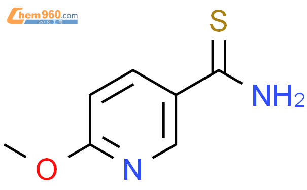 6-甲氧基吡啶-3-硫代甲酰胺结构式图片|175277-49-3结构式图片