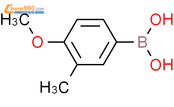 4-甲氧基-3-甲基苯硼酸结构式图片|175883-62-2结构式图片